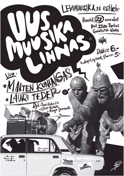 Marten Kuningas ja Lauri Teder toovad uue muusika Genialistide Klubisse