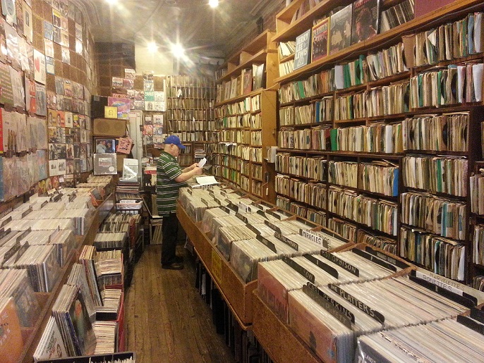 Plaadipood NYC-is ehk Akord kümne aasta pärast. Foto: DJ Drummie