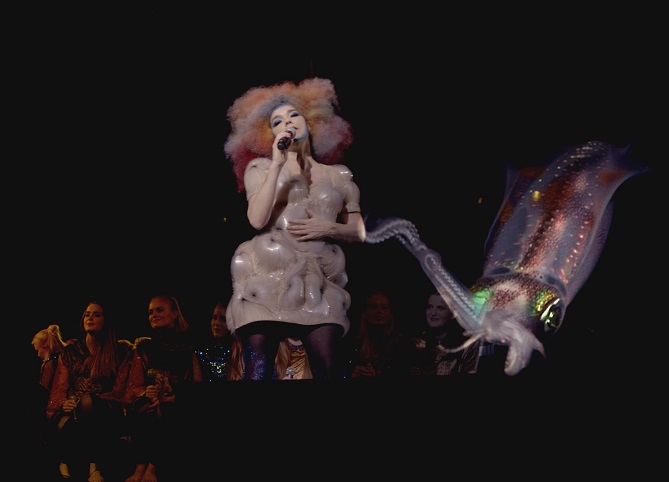 „Biophilia” kontsertettekanne. Foto: Wellhart - One Little Indian