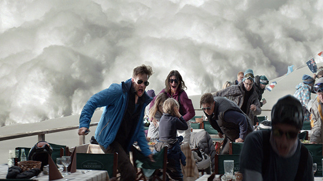 Kaader Ruben Östlundi filmist „Vääramatu jõud”