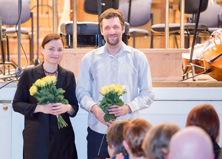 Preemia laureaadid Helena Tulve ja Märt-Matis Lill. Foto: Peeter Langovits