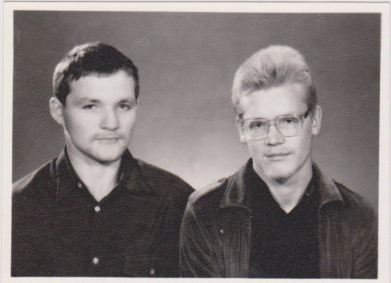 Kivisildnik Aare Kasemetsaga 90ndail. Foto: erakogu