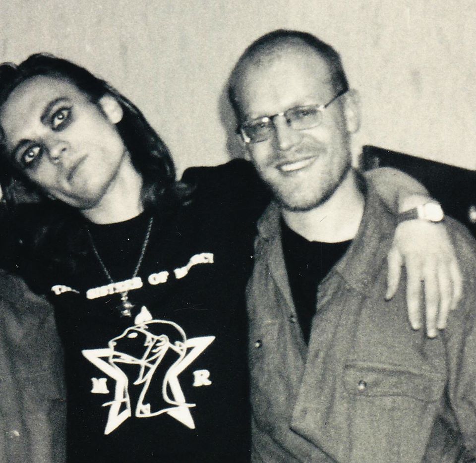 Kivisildnik ja François Serpent (tänapäeval fs) 90ndail. Foto: erakogu