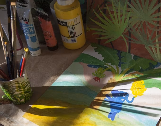 Anna hoogu: lasteraamat  „Seitse väikest elevanti”