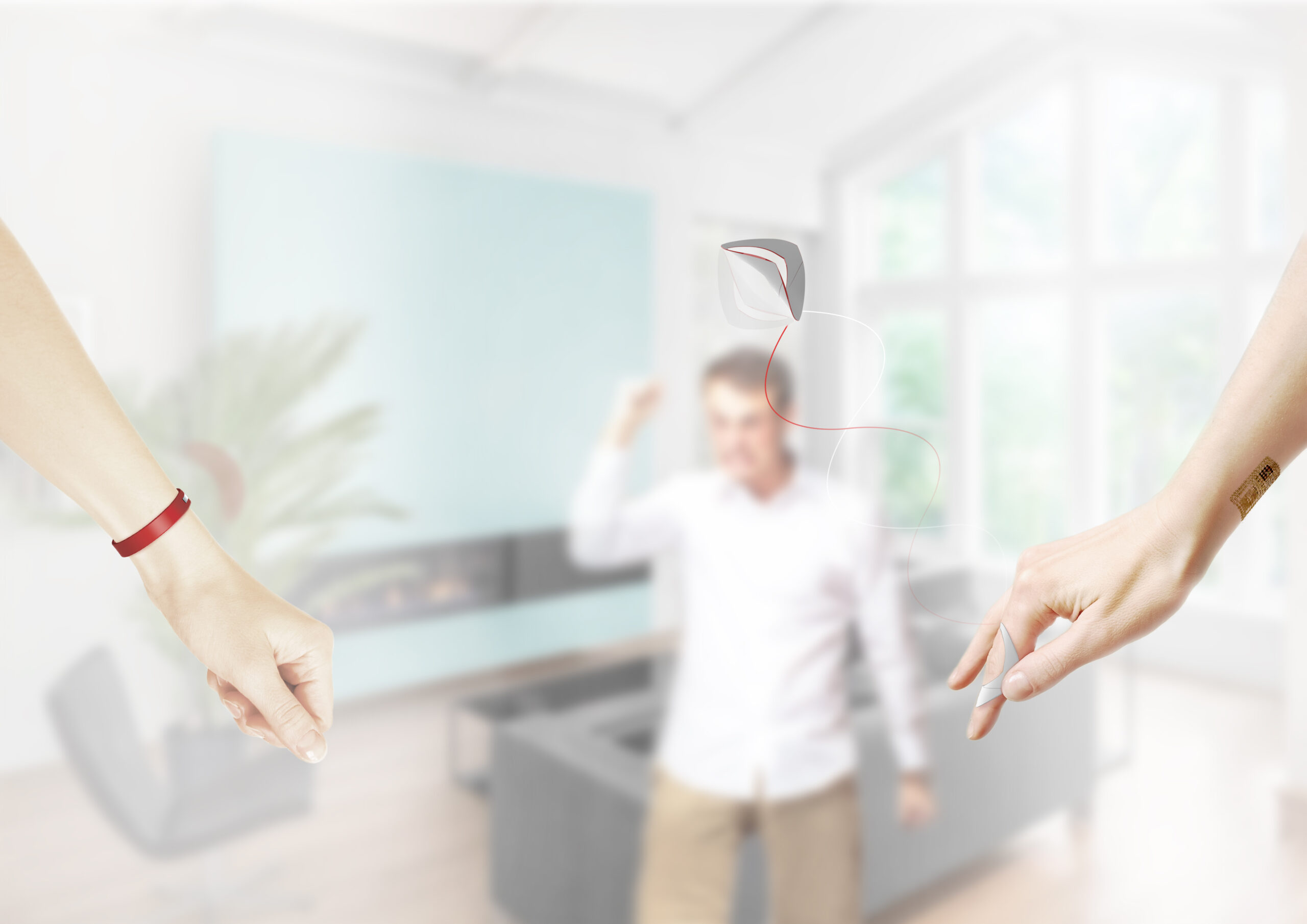 Piret Uustali konseptsioon võrust ja droonist.