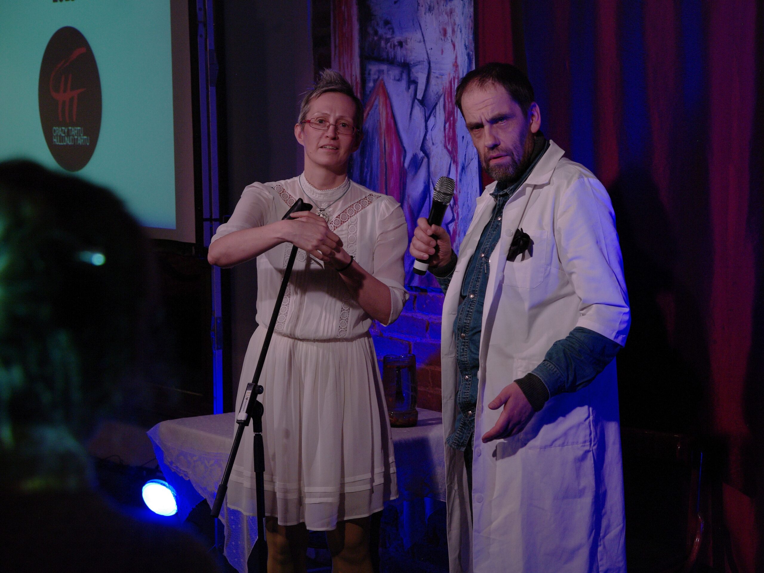 Kätlin Kaldmaa ja Jaan Malin mullusel Hullunud Tartul. Foto: Toomas Liivamägi