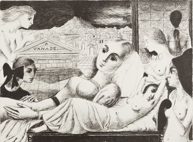 Paul Delvaux (1897–1994) „A Vanadé”, 1969. erakogu, deponeeritud Musée d’Ixelles’i, Brüssel