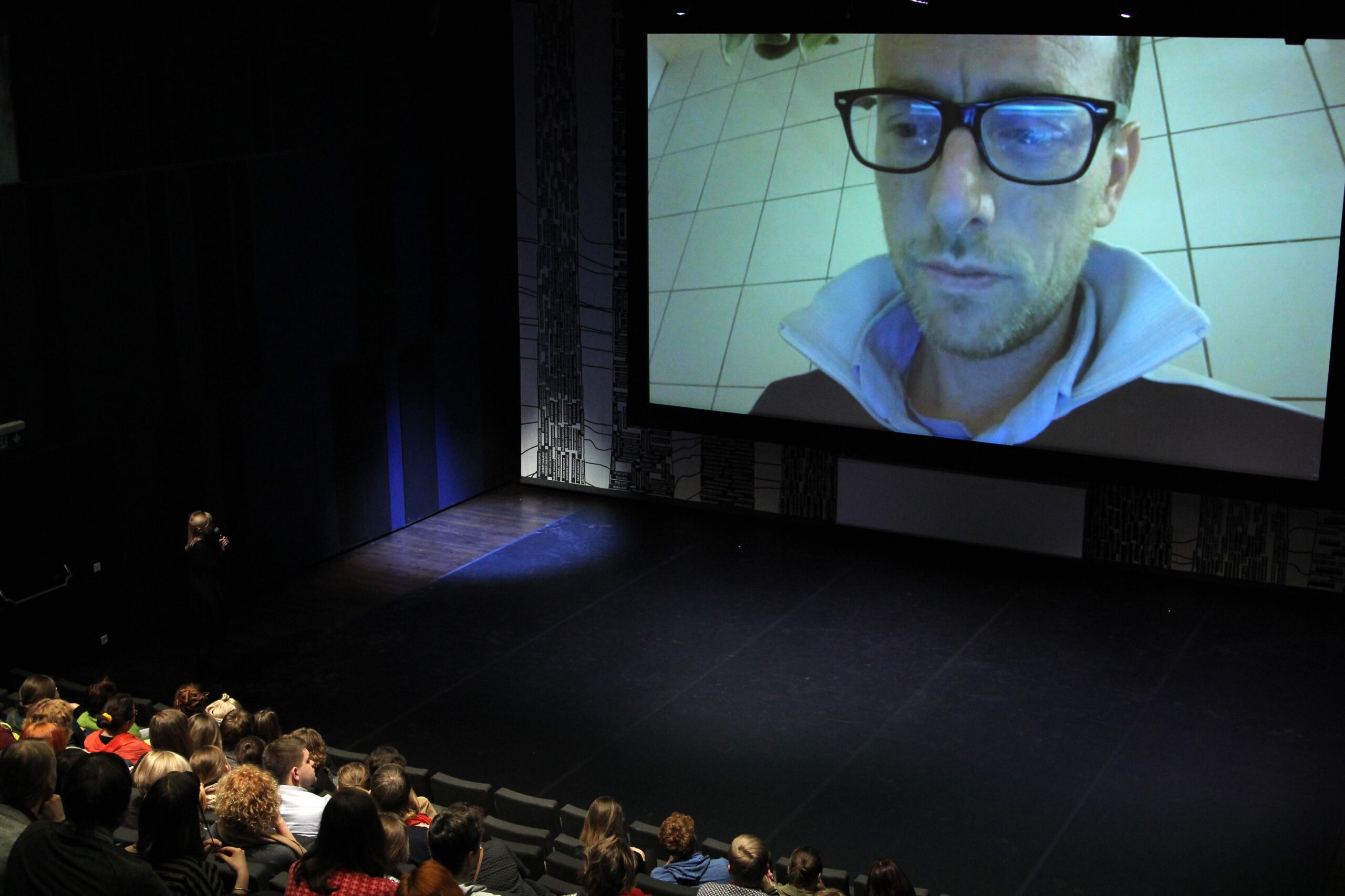 Seansijärgne vestlus „Mr. Gaga” produtsendi Barak Heymanniga. Foto: Liisi Reitalu