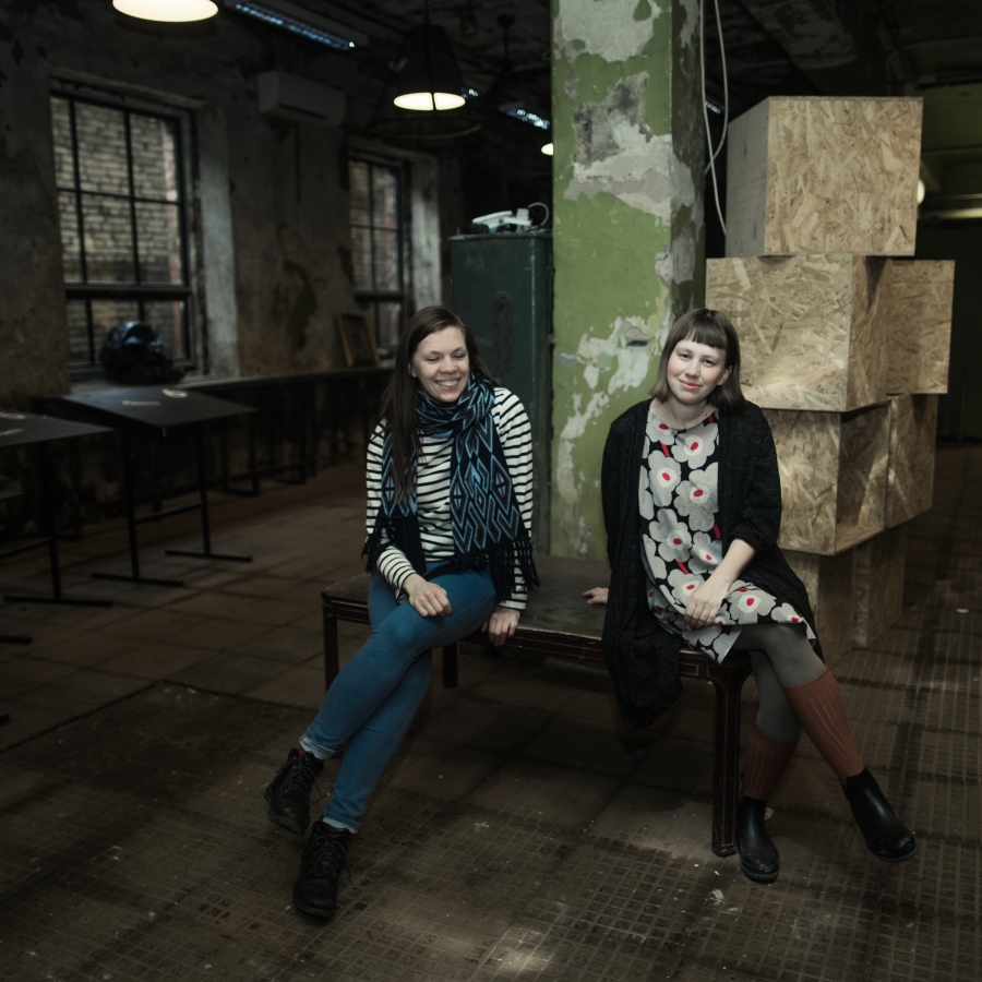 Kristina Paju ja Nele Tammeaid. Foto: Gabriela Liivamägi
