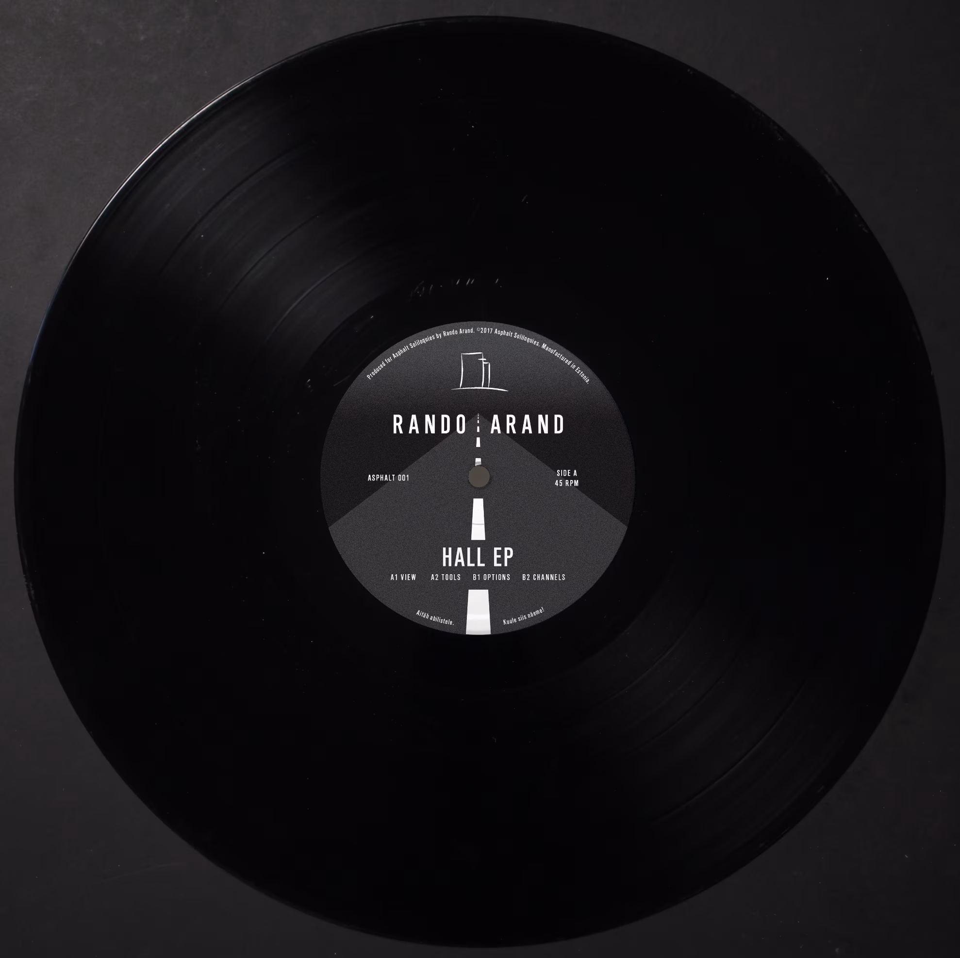 Rando Arand – Hall EP (Asphalt Soliloquies / Asfaldiulmad, 2017)