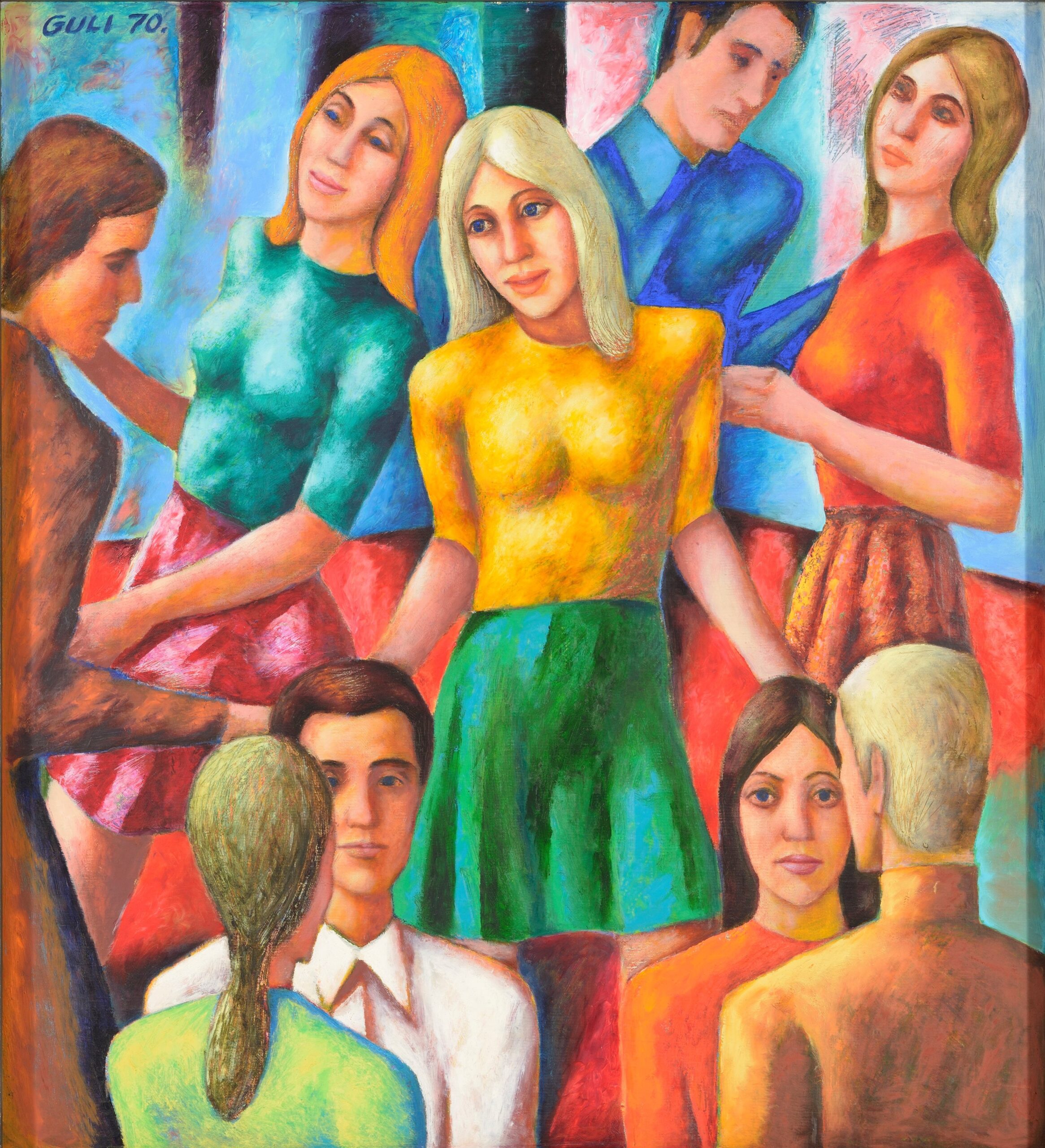 Nikolai Guli õlimaal „Tants”, 1970, Eesti Kunstimuuseumi maalikogu