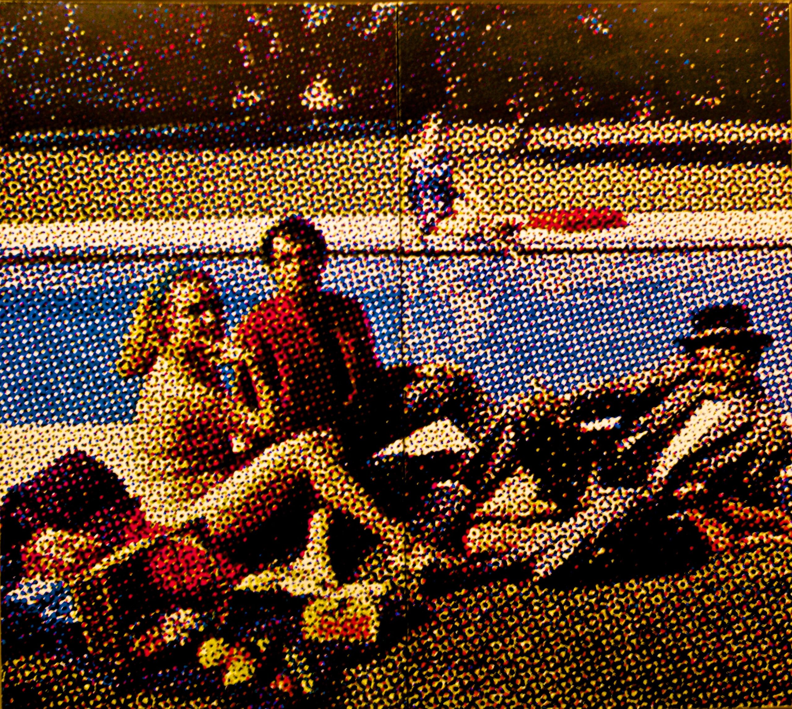 Prantsuse maalikunstniku ja skulptori Alain Jacqueti 1964. a. õlimaal Eine murul_Foto Flickri kasutaja Pedro Ribeiro Simões (CC BY 2.0)