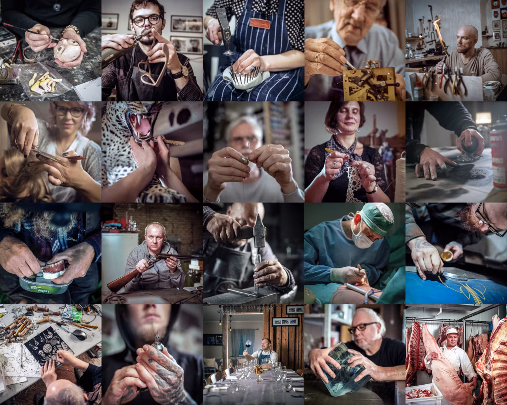 Anna hoogu: Heikki Leisi fotoraamat Eesti k&auml;sit&ouml;&ouml;meistritest