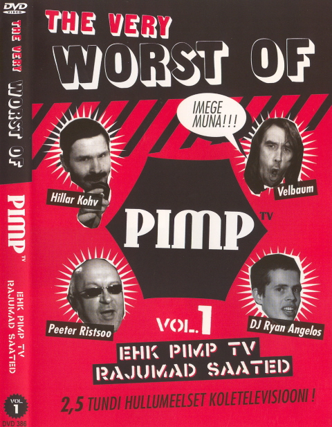Pimp TV halvimate paladega DVD kaas 