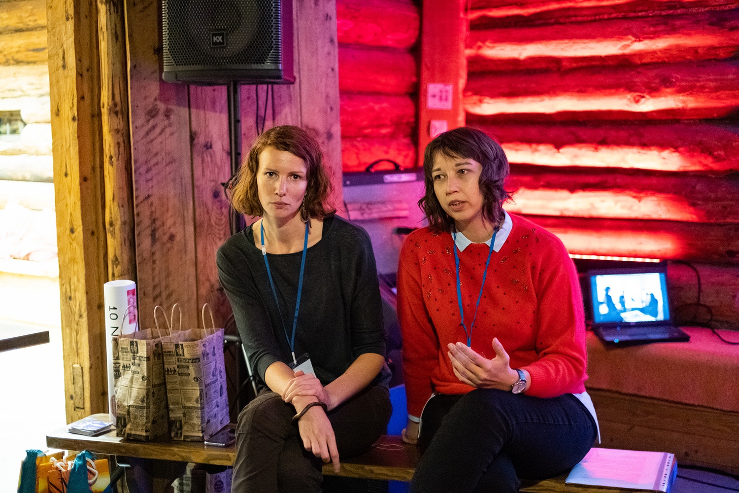  „Kunstnikud kogudes” projektijuhid Mary-Ann Talvistu ja Maarin Ektermann. Foto: Aron Urb