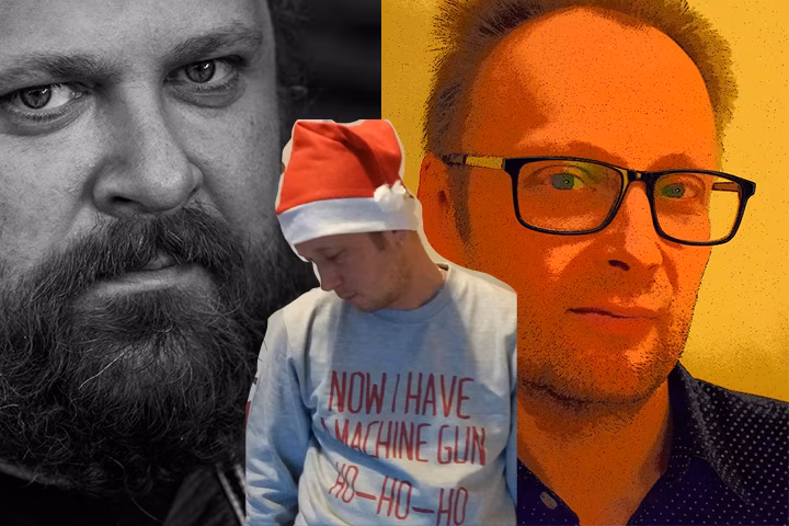 M&uuml;&uuml;rilehe j&otilde;ulusalmid: Kaupo Meiel, Jaan Pehk, Mart Kangur