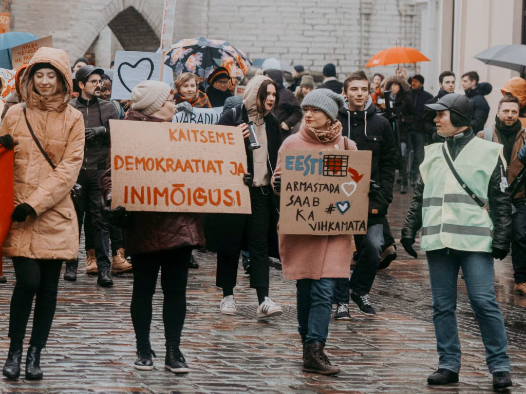 Galerii: Meeleavaldusel protesteeriti v&otilde;imaliku uue koalitsiooni vastu