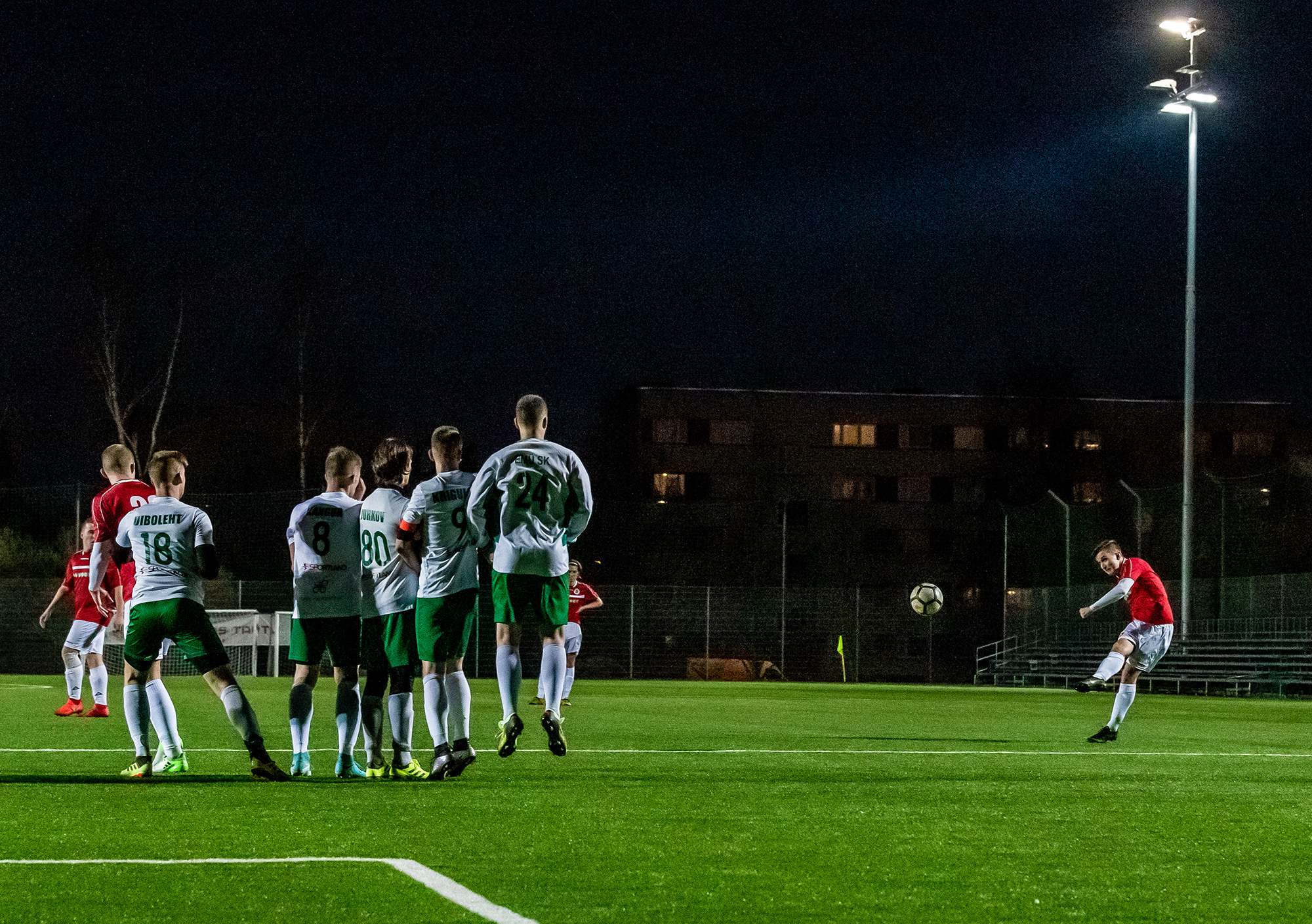 Rahvaliigas alustanud FC Zapoos sihib nüüd ristnurki juba kolmandas liigas. Foto: Joakim Klementi