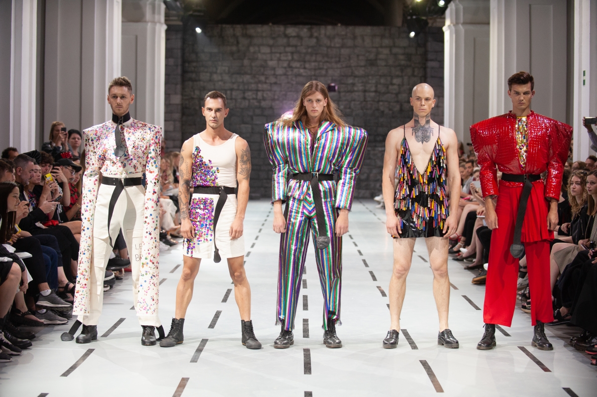 Karl-Christoph Rebase kollektsioon „Am I a Joke to You?” Kiievis konkursil International Young Designers Contest. Foto: International Young Designers Contest