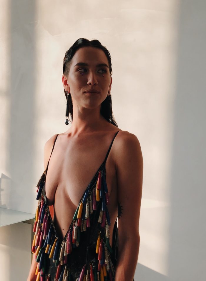 Padrunitest kleit kollektsioonist „Am I a Joke to You?”. Foto: Karl-Christoph Rebane