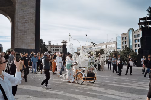 Kris Lemsalu ja Kyp Malone'i perfokas Méxicos, veebruar 2020. Foto: Maria Arusoo