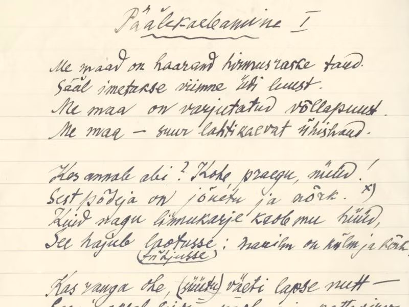 Kes annab abi? Luulepäevik